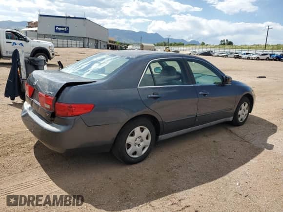 2005 Honda Accord LX с VIN 1HGCM554X5A063538, выставлен на аукционе Copart как лот 62500875 с пробегом 142 365 миль миль и Чистый • Clean title. История ставок и продаж доступна на DreamBid. Изображение 3.