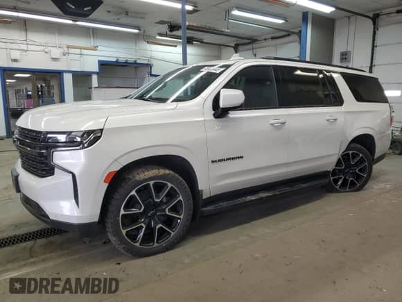 2022 Chevrolet Suburban RST с VIN 1GNSKEKD4NR341895, выставлен на аукционе Copart как лот 45866445 с пробегом 47 571 миль миль и Списание • Salvage title. История ставок и продаж доступна на DreamBid. Изображение 1.