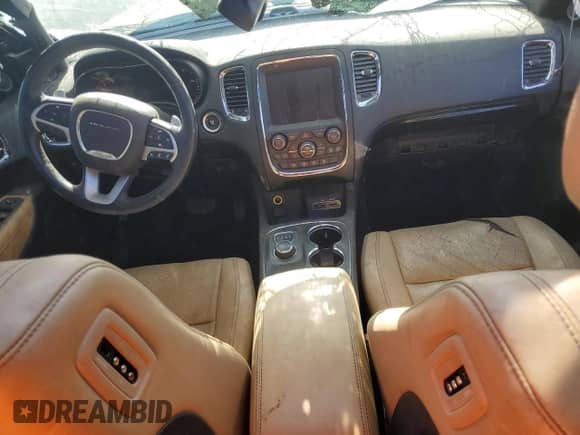 2015 Dodge Durango Citadel with VIN 1C4RDHEG6FC120313, listed as a Copart auction lot 57487185 with 174,123 mi miles and Salvage title. Bid and sale history available at DreamBid. Image 8.