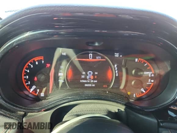 2021 Dodge Durango R/T with VIN 1C4SDHCT5MC803764, listed as a Copart auction lot 71360235 with 58,203 mi miles and Salvage title. Bid and sale history available at DreamBid. Image 9.