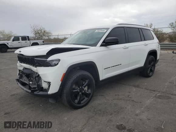 2023 Jeep Grand Cherokee Limited с VIN 1C4RJKBG5P8892719, выставлен на аукционе Copart как лот 70375495 с пробегом 26 343 миль миль и Списание • Salvage title. История ставок и продаж доступна на DreamBid. Изображение 1.
