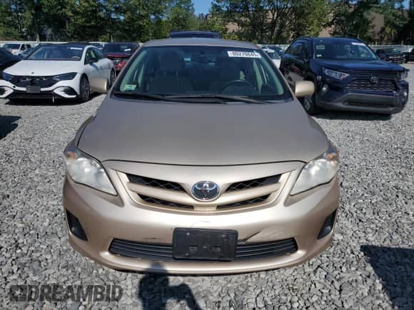 2011 Toyota Corolla L с VIN 2T1BU4EE5BC748146, выставлен на аукционе Copart как лот 80270845 с пробегом 137 020 миль миль и Чистый • Clean title. История ставок и продаж доступна на DreamBid. Изображение 5.