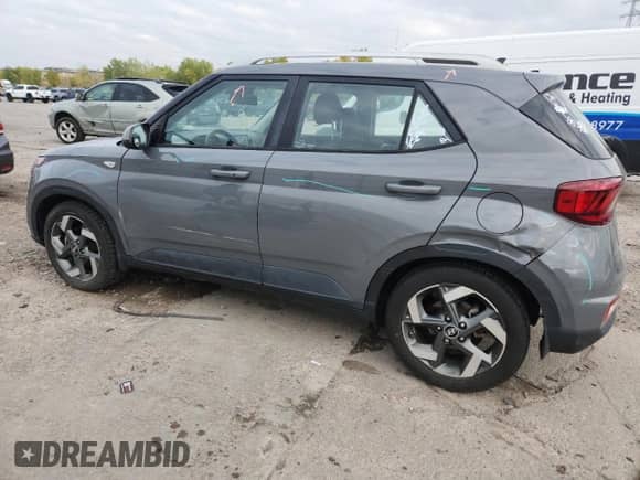 2020 Hyundai Venue SEL with VIN KMHRC8A39LU020004, listed as a Copart auction lot 85736025 with 60,540 mi miles and Salvage title. Bid and sale history available at DreamBid. Image 2.