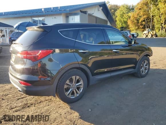 2014 Hyundai Santa Fe with VIN 5XYZU3LB1EG138920, listed as a Copart auction lot 85503505 with 71,856 mi miles and Salvage title. Bid and sale history available at DreamBid. Image 3.