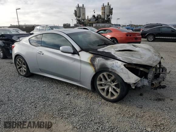 2013 Hyundai Genesis Coupe 2.0T with VIN KMHHT6KD5DU083769, listed as a Copart auction lot 66518315 with Not provided miles and Non repairable. Bid and sale history available at DreamBid. Image 4.