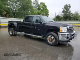 2014 Chevrolet Silverado 3500HD LTZ with VIN 1GC4K1C80EF120193, listed as a Copart auction lot 64184615 with Not provided miles and Clean title. Bid and sale history available at DreamBid. Image 4.