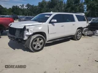 2020 Chevrolet Suburban LT z VIN 1GNSCHKC4LR187014, wystawiony jako Copart lot #67109215 z przebiegiem 115 612 mil mil oraz Szkoda całkowita • Salvage title. Historia ofert i sprzedaży dostępna na DreamBid. Obrazek 1.