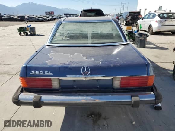 1985 Mercedes-Benz 380 with VIN WDBBA45C8FA029652, listed as a Copart auction lot 59675025 with 227,959 mi miles and Clean title. Bid and sale history available at DreamBid. Image 6.