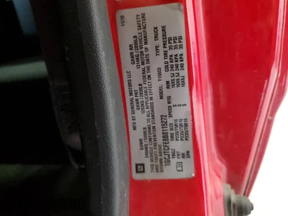 2011 Chevrolet Colorado 1LT с VIN 1GCJTCFE8B8115272, выставлен на аукционе Copart как лот 63146645 с пробегом 133 486 миль миль и Чистый • Clean title. История ставок и продаж доступна на DreamBid. Изображение 12.
