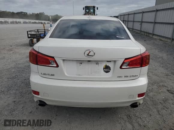 2010 Lexus IS 250 с VIN JTHCF5C24A5039750, выставлен на аукционе Copart как лот 85923585 с пробегом 176 509 миль миль и Списание • Salvage title. История ставок и продаж доступна на DreamBid. Изображение 6.