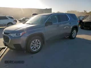 2020 Chevrolet Traverse LS with VIN 1GNERFKW7LJ309860, listed as a Copart auction lot 65805885 with 97,001 mi miles and Clean title. Bid and sale history available at DreamBid. Image 1.