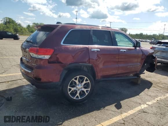 2019 Jeep Grand Cherokee Limited with VIN 1C4RJFBG1KC843708, listed as a Copart auction lot 70157485 with 65,787 mi miles and Clean title. Bid and sale history available at DreamBid. Image 3.