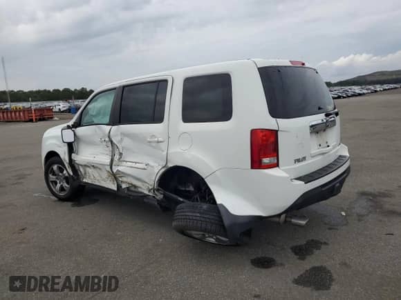 2015 Honda Pilot EX-L with VIN 5FNYF4H73FB069057, listed as a Copart auction lot 81747665 with 103,050 mi miles and Salvage title. Bid and sale history available at DreamBid. Image 2.