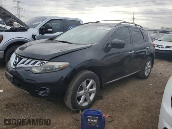 2010 Nissan Murano SL with VIN JN8AZ1MW4AW118988, listed as a Copart auction lot 82432115 with 156,414 mi miles and Salvage title. Bid and sale history available at DreamBid. Image 1.