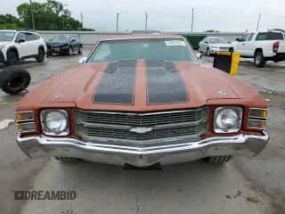 1971 Chevrolet Chevelle с VIN 136371R110177, выставлен на аукционе Copart как лот 54880235 с пробегом 39 709 миль миль и Списание • Salvage title. История ставок и продаж доступна на DreamBid. Изображение 5.