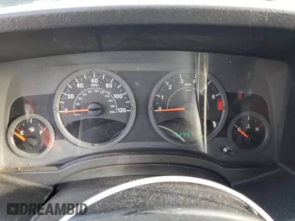 2007 Jeep Compass Sport with VIN 1J8FT47W77D145440, listed as a Copart auction lot 44413885 with 152,957 mi miles and Salvage title. Bid and sale history available at DreamBid. Image 9.