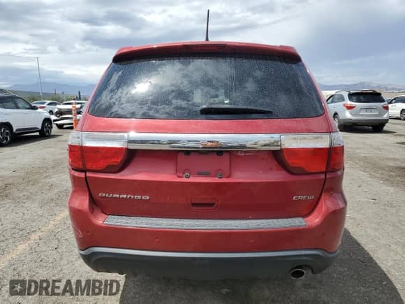 2011 Dodge Durango Crew with VIN 1D4RD4GG7BC694972, listed as a Copart auction lot 63442835 with 126,713 mi miles and Salvage title. Bid and sale history available at DreamBid. Image 6.