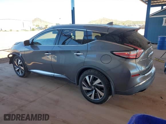 2018 Nissan Murano SV z VIN 5N1AZ2MH9JN170945, wystawiony jako Copart lot #86715745 z przebiegiem 102 197 mil mil oraz Szkoda całkowita • Salvage title. Historia ofert i sprzedaży dostępna na DreamBid. Obrazek 2.
