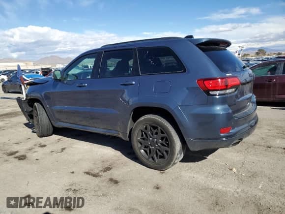 2021 Jeep Grand Cherokee Limited X with VIN 1C4RJFBGXMC769434, listed as a Copart auction lot 45607915 with 37,428 mi miles and Salvage title. Bid and sale history available at DreamBid. Image 2.