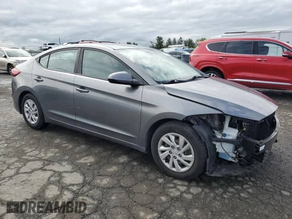 2018 Hyundai Elantra SE z VIN 5NPD74LF9JH394719, wystawiony jako Copart lot #57979435 z przebiegiem 44 364 mil mil oraz Szkoda całkowita • Salvage title. Historia ofert i sprzedaży dostępna na DreamBid. Obrazek 4.