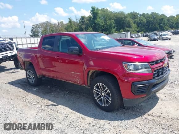 2021 Chevrolet Colorado 2WD Work Truck с VIN 1GCGSBEN6M1225919, выставлен на аукционе IAAI как лот 43152845 с пробегом 103 813 миль миль и . История ставок и продаж доступна на DreamBid. Изображение 1.