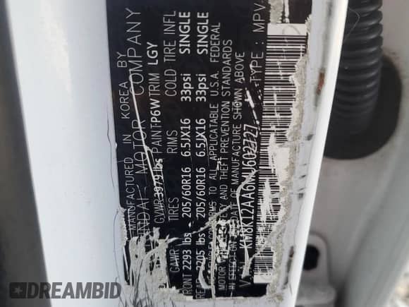 2021 Hyundai Kona SE z VIN KM8K12AA6MU602727, wystawiony jako Copart lot #71481895 z przebiegiem 79 618 mil mil oraz Nie do naprawy • Non repairable. Historia ofert i sprzedaży dostępna na DreamBid. Obrazek 13.