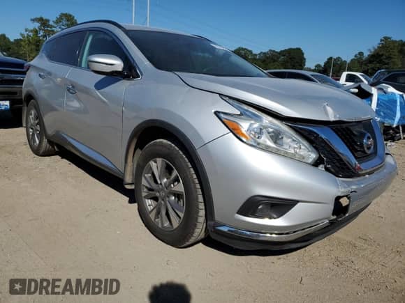 2016 Nissan Murano S with VIN 5N1AZ2MG7GN153822, listed as a Copart auction lot 86668825 with 134,309 mi miles and Salvage title. Bid and sale history available at DreamBid. Image 4.