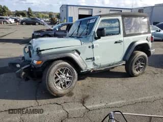 2024 Jeep Wrangler Sport S with VIN 1C4PJXAN2RW170448, listed as a Copart auction lot 85317855 with 10,653 mi miles and Salvage title. Bid and sale history available at DreamBid. Image 1.