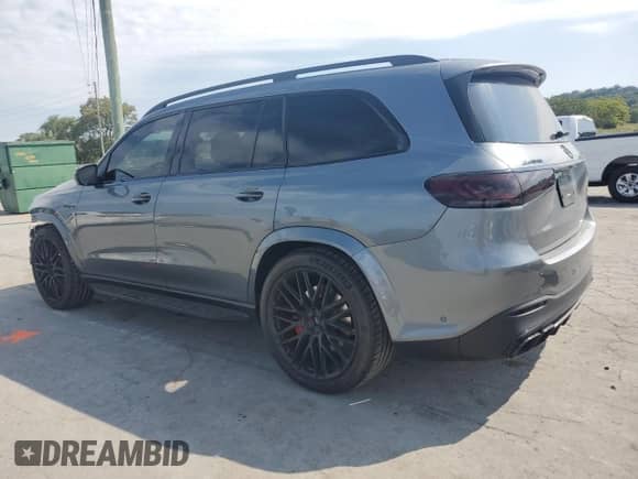 2021 Mercedes-Benz GLS 63 AMG with VIN 4JGFF8KE4MA395005, listed as a Copart auction lot 71860665 with 34,255 mi miles and Salvage title. Bid and sale history available at DreamBid. Image 2.