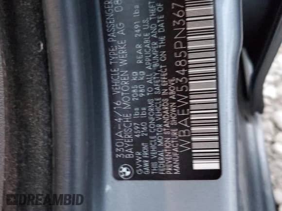 2005 BMW 3 Series 330xi с VIN WBAEW53485PN36755, выставлен на аукционе Copart как лот 85317754 с пробегом 141 818 миль миль и Списание • Salvage title. История ставок и продаж доступна на DreamBid. Изображение 12.