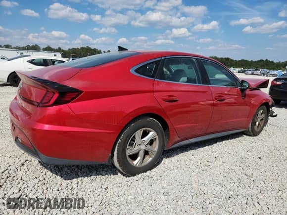 2022 Hyundai Sonata SE with VIN 5NPEG4JA8NH143353, listed as a Copart auction lot 80754575 with 59,618 mi miles and Salvage title. Bid and sale history available at DreamBid. Image 3.