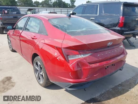 2023 Hyundai Elantra SEL with VIN KMHLS4AG6PU413145, listed as a IAAI auction lot 43030935 with 69,858 mi miles and . Bid and sale history available at DreamBid. Image 3.