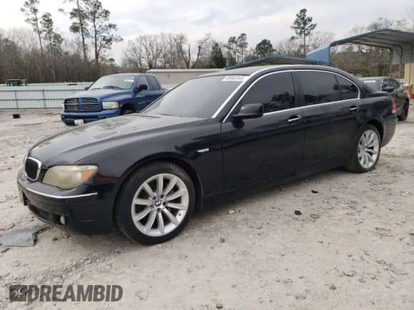 2008 BMW 7 Series 750Li с VIN WBAHN83548DT81797, выставлен на аукционе Copart как лот 49003345 с пробегом Не указан миль и Чистый • Clean title. История ставок и продаж доступна на DreamBid. Изображение 1.