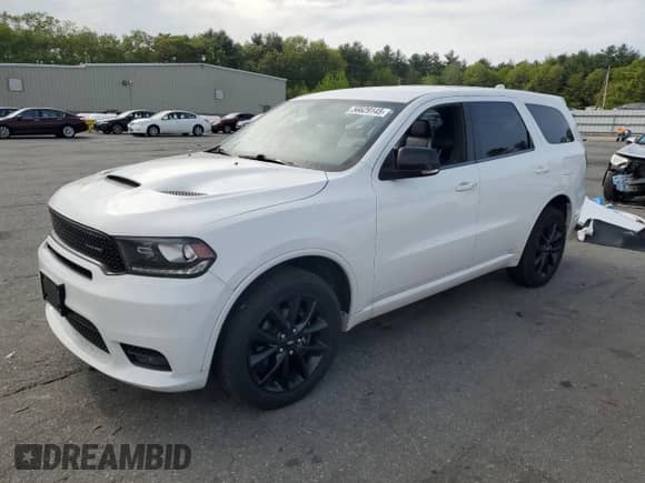2019 Dodge Durango GT z VIN 1C4RDJDG5KC812002, wystawiony jako Copart lot #56629145 z przebiegiem 83 982 mil mil oraz Szkoda całkowita • Salvage title. Historia ofert i sprzedaży dostępna na DreamBid. Obrazek 1.