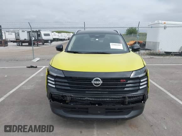 2025 Nissan Kicks SR with VIN 3N8AP6DB6SL357921, listed as a IAAI auction lot 43089281 with 7,417 mi miles and . Bid and sale history available at DreamBid. Image 13.