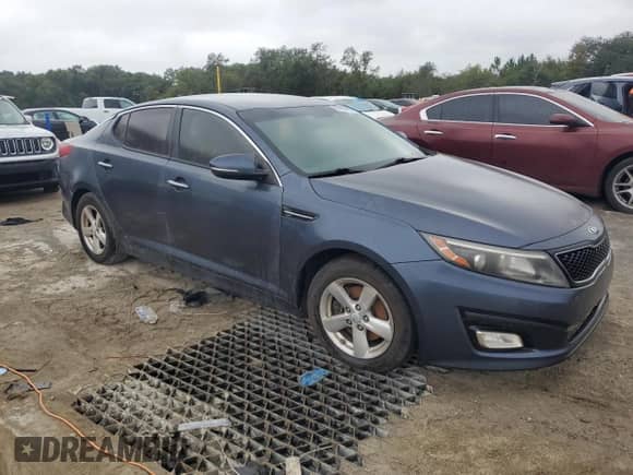 2015 Kia Optima LX with VIN KNAGM4A71F5570796, listed as a Copart auction lot 86260825 with Not provided miles and Clean title. Bid and sale history available at DreamBid. Image 4.