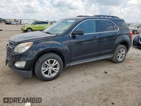 2016 Chevrolet Equinox LT z VIN 2GNALCEK1G1111394, wystawiony jako Copart lot #69487135 z przebiegiem 117 475 mil mil oraz Szkoda całkowita • Salvage title. Historia ofert i sprzedaży dostępna na DreamBid. Obrazek 1.