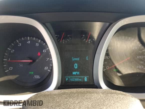 2012 Chevrolet Equinox 2LT with VIN 2GNALPEK8C1338213, listed as a Copart auction lot 85722905 with 102,369 mi miles and Salvage title. Bid and sale history available at DreamBid. Image 9.