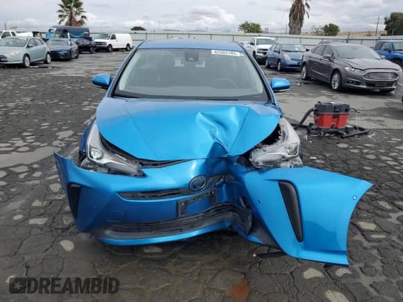 2019 Toyota Prius L Eco с VIN JTDKARFU3K3072767, выставлен на аукционе Copart как лот 82505105 с пробегом 45 311 миль миль и Списание • Salvage title. История ставок и продаж доступна на DreamBid. Изображение 5.