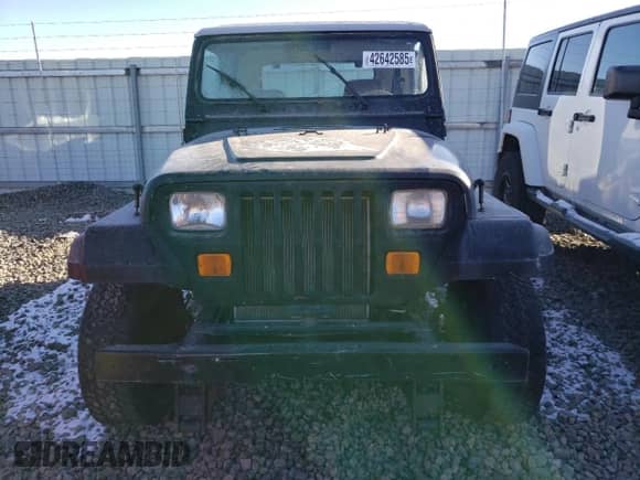1987 Jeep Wrangler with VIN 2BCHL81J8HB517607, listed as a Copart auction lot 42642585 with 169,526 mi miles and Salvage title. Bid and sale history available at DreamBid. Image 5.