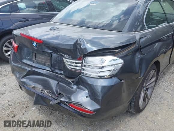 2017 BMW 4 Series 430i with VIN WBA4U7C34H5J54789, listed as a IAAI auction lot 42633691 with 58,827 mi miles and . Bid and sale history available at DreamBid. Image 18.