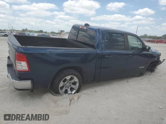 2021 Ram 1500 Big Horn z VIN 1C6RREFG5MN801831, wystawiony jako Copart lot #57651035 z przebiegiem 130 810 mil mil oraz Nie do naprawy • Non repairable. Historia ofert i sprzedaży dostępna na DreamBid. Obrazek 3.