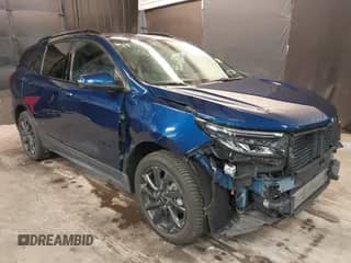 2022 Chevrolet Equinox RS z VIN 3GNAXWEV8NS189334, wystawiony jako IAAI lot #42536359 z przebiegiem 46 676 mil mil oraz . Historia ofert i sprzedaży dostępna na DreamBid. Obrazek 1.
