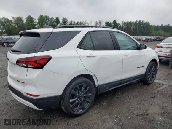 2022 Chevrolet Equinox RS с VIN 3GNAXWEV4NS193932, выставлен на аукционе Copart как лот 81137315 с пробегом 35 432 миль миль и Списание • Salvage title. История ставок и продаж доступна на DreamBid. Изображение 3.