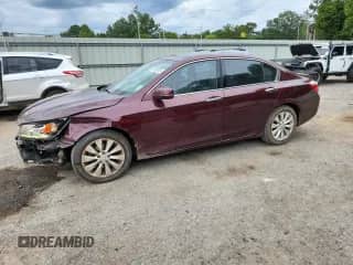 2015 Honda Accord Touring z VIN 1HGCR3F94FA009489, wystawiony jako Copart lot #70738175 z przebiegiem Nie podano mil oraz Szkoda całkowita • Salvage title. Historia ofert i sprzedaży dostępna na DreamBid. Obrazek 1.