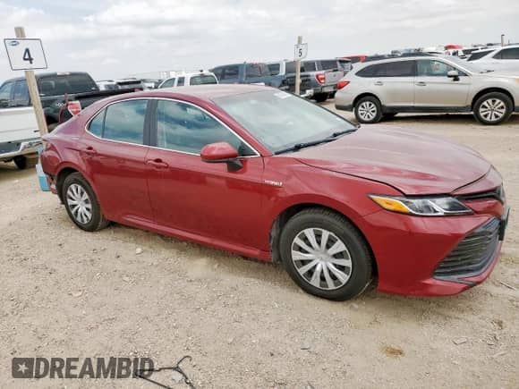 2019 Toyota Camry Hybrid LE с VIN 4T1B31HKXKU515106, выставлен на аукционе Copart как лот 65029805 с пробегом 41 133 миль миль и Списание • Salvage title. История ставок и продаж доступна на DreamBid. Изображение 4.