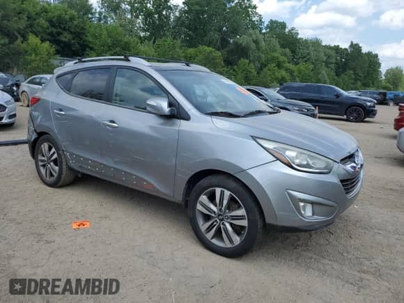 2014 Hyundai Tucson Limited z VIN KM8JU3AG4EU851784, wystawiony jako Copart lot #60969055 z przebiegiem 101 098 mil mil oraz Czysty tytuł • Clean title. Historia ofert i sprzedaży dostępna na DreamBid. Obrazek 4.