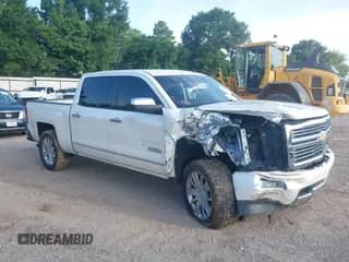 2014 Chevrolet Silverado 1500 High Country z VIN 3GCPCTEC3EG484937, wystawiony jako IAAI lot #42513501 z przebiegiem 151 044 mil mil oraz . Historia ofert i sprzedaży dostępna na DreamBid. Obrazek 1.