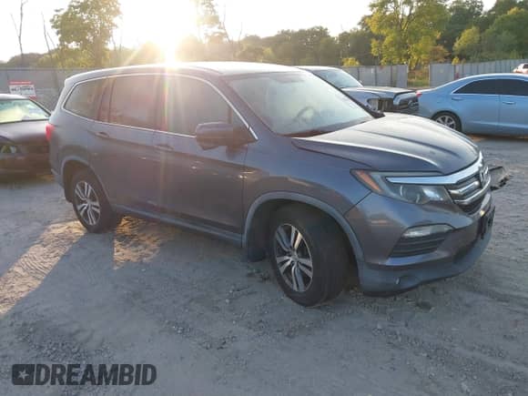 2016 Honda Pilot EX-L z VIN 5FNYF6H5XGB017033, wystawiony jako IAAI lot #43264900 z przebiegiem 143 720 mil mil oraz . Historia ofert i sprzedaży dostępna na DreamBid. Obrazek 1.