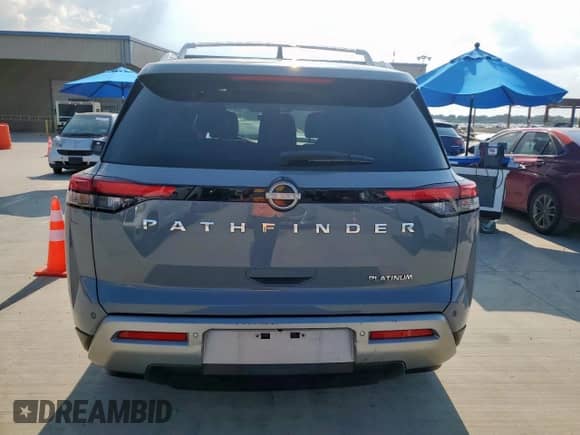 2023 Nissan Pathfinder Platinum with VIN 5N1DR3DH2PC241541, listed as a Copart auction lot 80838075 with 43,063 mi miles and Clean title. Bid and sale history available at DreamBid. Image 6.